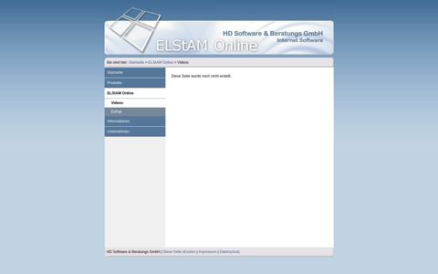 HD Software und Beratungs GmbH | Videos ... - ELStAM Online