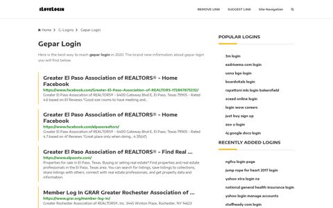 Gepar Login ❤️ One Click Access