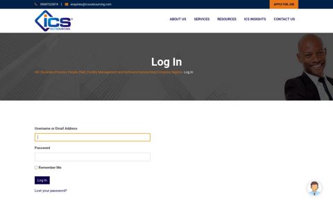 Log In - ICS Outsourcing