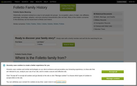 Folletto Name Meaning & Folletto Family History at Ancestry.com