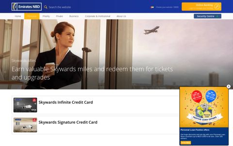 Skywards Miles Credit Card Rewards | Emirates NBD Bank