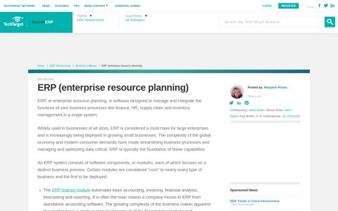 What Is ERP? Guide to Enterprise Resource Planning Software