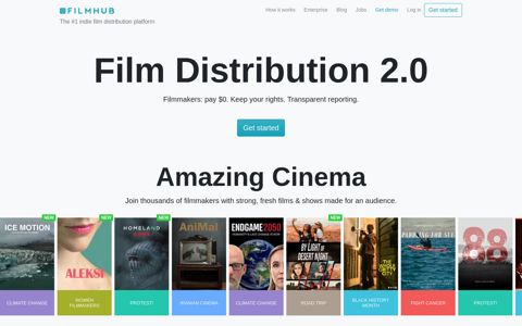 Filmhub, the Indie Film Distribution Platform