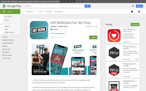 HIIT BURN Burn Fat. Not Time. - Apps on Google Play