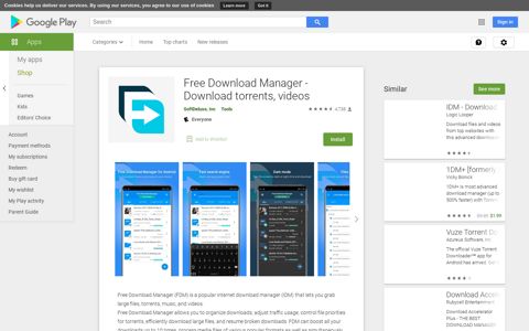 Free Download Manager - Download torrents, videos - Apps ...