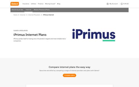 iPrimus Internet | iPrimus Home Phone and Internet plans ...