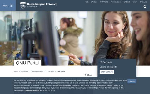 Learning Facilities | IT Services | QMU Student Portal