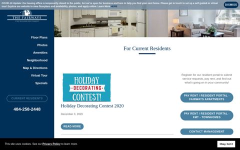 Current Residents | The Fairways Apartments and Townhomes