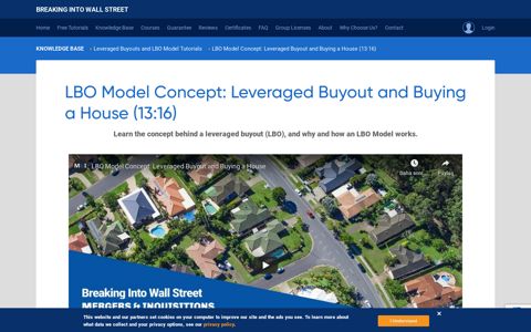 LBO Model Concept: Leveraged Buyout & Buying a House ...