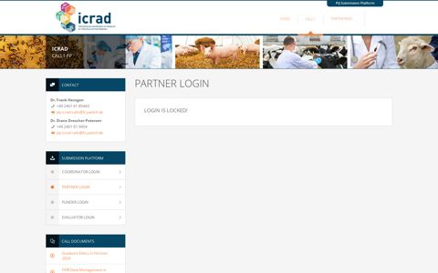 Partner Login - ICRAD