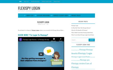 Flexispy Login | The Flexispy Login and Review