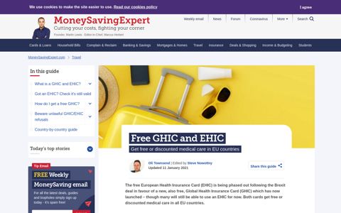 EHIC: How to get a free EHIC card - MoneySavingExpert