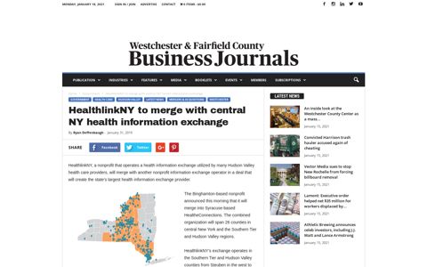 HealthlinkNY to merge with central NY health information ...