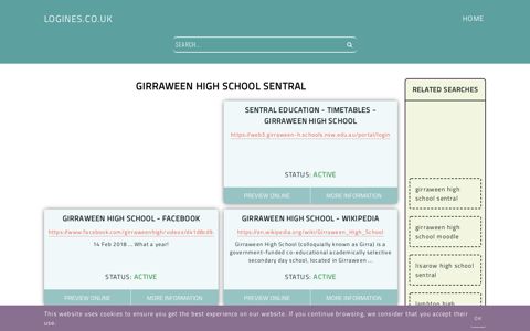 girraween high school sentral - General Information about Login