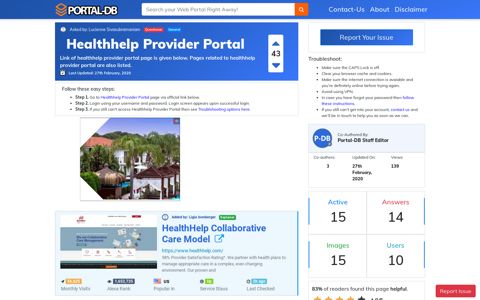 Healthhelp Provider Portal
