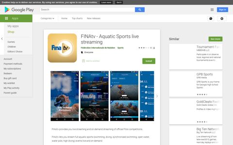 FINAtv - Aquatic Sports live streaming – Apps on Google Play