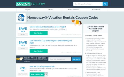 Homeaway.com Coupon Codes 2020 (40% discount ...