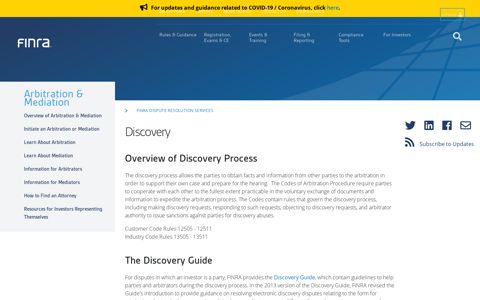 Discovery | FINRA.org