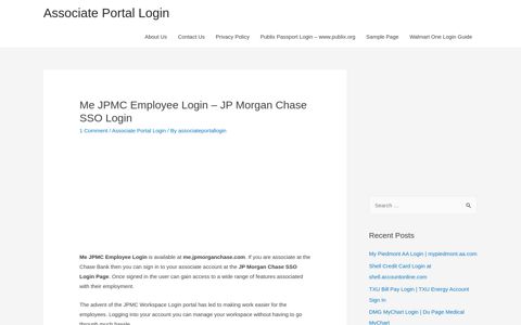 Me JPMC Employee Login – JP Morgan Chase SSO Login ...