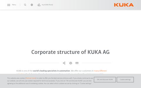 Corporate structure | KUKA AG - KUKA Robotics