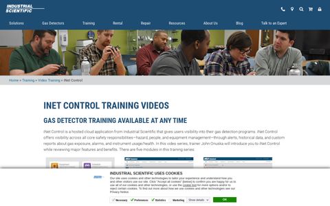 iNet Control Training Videos - Industrial Scientific