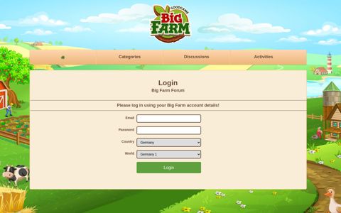 Login - Big Farm Forum - Goodgame Forum-Login