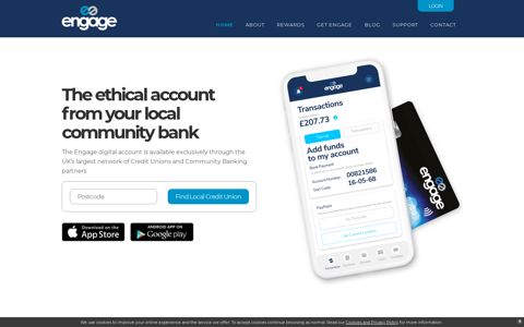 Engage | The fair, honest, trusted alternative bank account