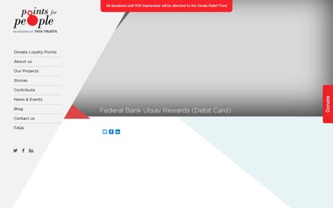 Federal Bank Utsav Rewards (Debit Card) - Points for People