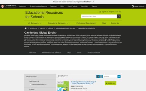 Cambridge Global English Primary Cambridge University Press