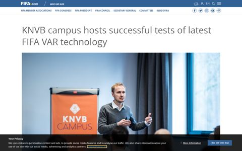 KNVB campus hosts successful tests of latest FIFA VAR ...