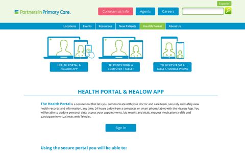 Health Portal & Healow App | Partners in Primary Care