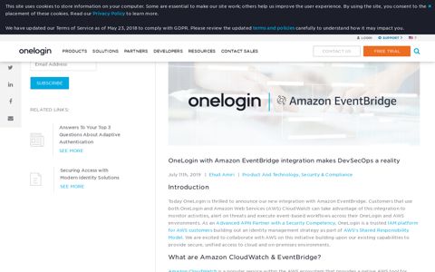 OneLogin & Amazon EventBridge Integration Makes ...