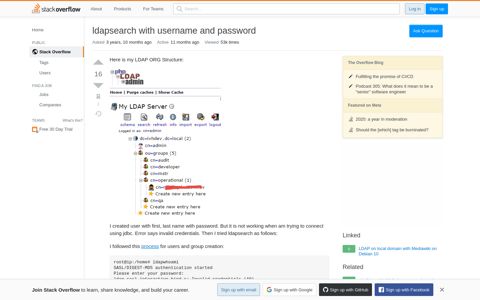 ldapsearch with username and password - Stack Overflow