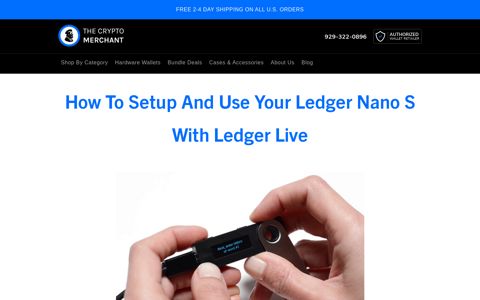 How To Setup And Use Your Ledger Nano S With Ledger Live ...
