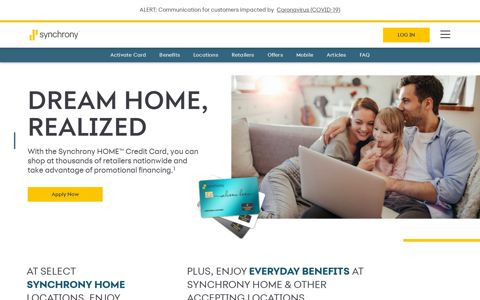 Synchrony HOME Credit Card | MySynchrony