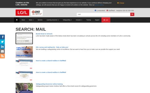 Search: mail - LGfL