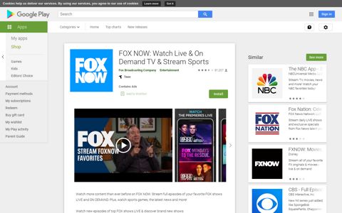 FOX NOW: Watch Live & On Demand TV & Stream Sports ...