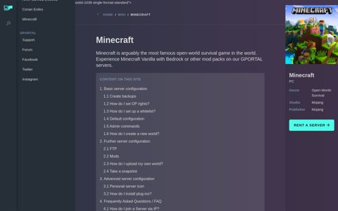 Minecraft Serversettings incl. Mods - GPORTAL Wiki
