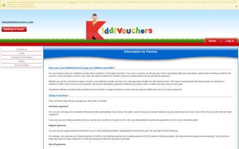 Paying your childcare provider - Kiddivouchers