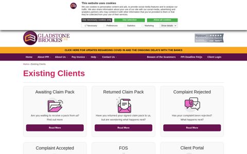 Existing Clients - Gladstone Brookes