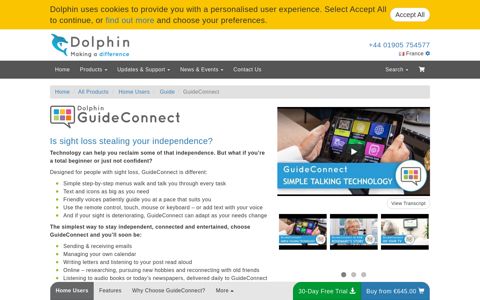 GuideConnect | Dolphin Computer Access