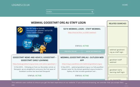 webmail goodstart org au staff login - General Information ...