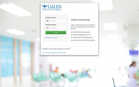 MyGalen Student Portal - Galen College of Nursing