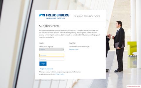 Freudenberg Sealing Technologies - Supplier Portal Europe