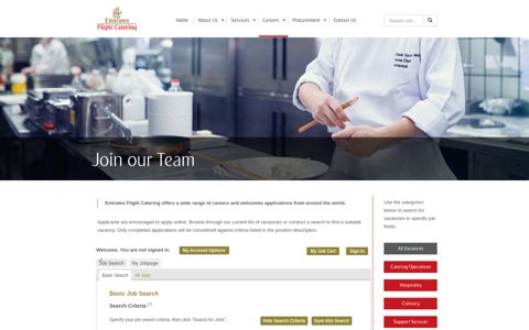 Join our Team I Emirates Flight Catering