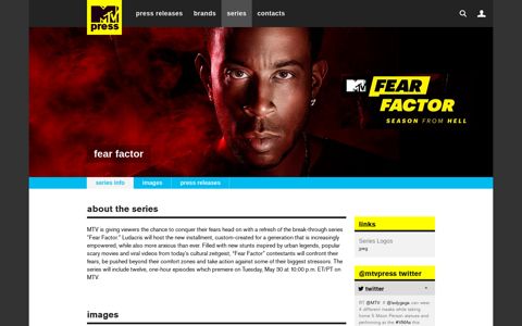 Fear Factor - Series Homepage | MTVPress