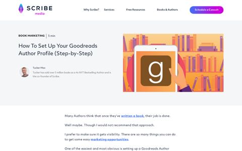 How To Set Up Your Goodreads Author Page [Step-by-Step]