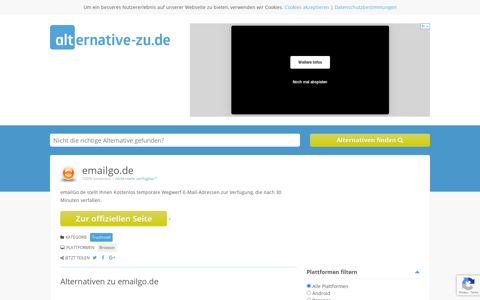 Alternativen zu emailgo.de - Die besten emailgo.de ...