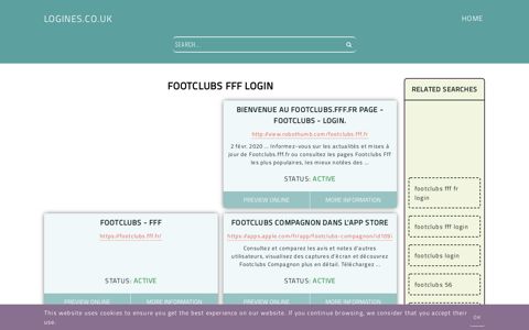 footclubs fff login - General Information about Login - Logines UK