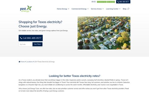 Texas Electricity & Energy | Just Energy